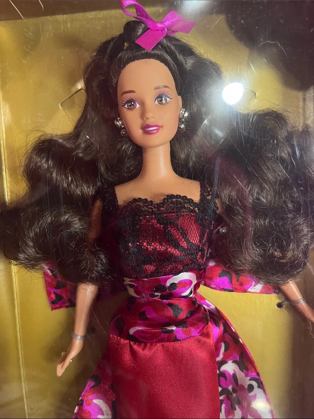 Mattel Gran Gala Teresa Doll in Red and Magenta Gown